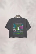 Halloween Party Wicked Musical Crop Top For Women